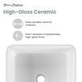thumbnail image 5 of Adour 14'' Vessel Sink in White, 5 of 11