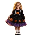 thumbnail image 2 of Toddler for Girls Witch Long Sleeve Tutu Dress Tulle Dresses Kids Girls Dress up Clothes Kids Halloween 3-4 Years, 2 of 6