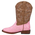 thumbnail image 3 of Roper Girls Glitter Square Toe Pull On Cowboy   Mid Calf Boots, 3 of 5