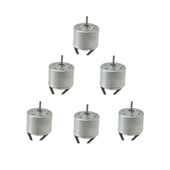 CHACNS RF-310 DC Gear Motor 3V-6V Micro Electric Motor for Fan/Hand Gran Generator6PCS