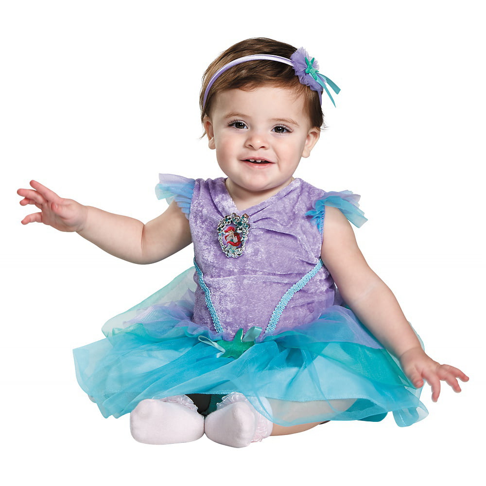 Disney Store Little Mermaid Ariel Baby Costume Shoes Girls 0 6 12 18 24 Months 