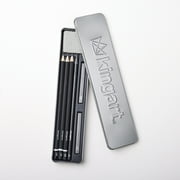 KINGART 9-Piece Sketching & Drawing Travel Set with Graphite Pencils for Artists