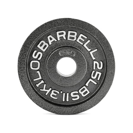 CAP Barbell - Olympic Cast Iron Plate, 25 Lbs