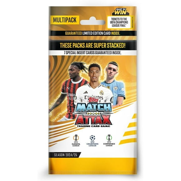 ERDS-UEFA Champions League Match Attax 24/25 Trading and Collectible Card Game (Multipack)