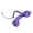 Violet, variant on Vintage Style Cellphone Handset, Convenient, Multifunction, Clear Audio, 3.5mm Jack USB,C Adapter Included