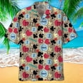 thumbnail image 4 of Camisas de playa con estampado 3D de dados de póquer de casino para hombre, blusas hawaianas de manga corta con solapa de nuevo diseño, blusas divertidas de verano para mujer, 4 of 5
