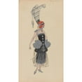 thumbnail image 3 of Will R. Barnes 10x14 Black Modern Framed Museum Art Print Titled - Court Lady (1912 - 1924), 3 of 5