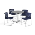 thumbnail image 2 of ofm pkg-brk-070-0003 breakroom package, cherry table/burgundy chair, 2 of 2