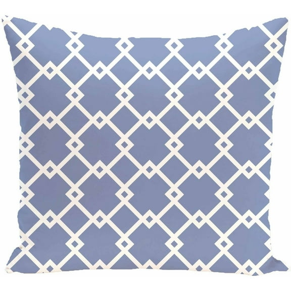 Simply Daisy 16" x 16" Link Lock Geometric Print Pillow