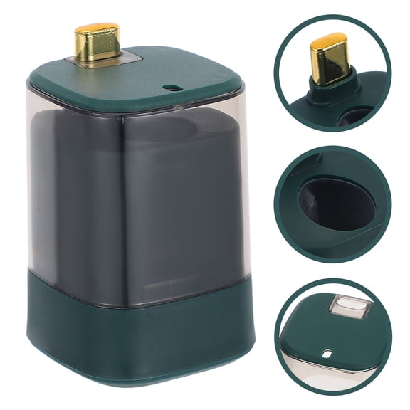 Milisten Pop Up Automatic Toothpick Dispenser Elegant Toothpick Holder For Home Office Design