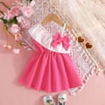 Xiulive Toddler Girls Dress One Shoulder Casual Sundress Dress Bowknot