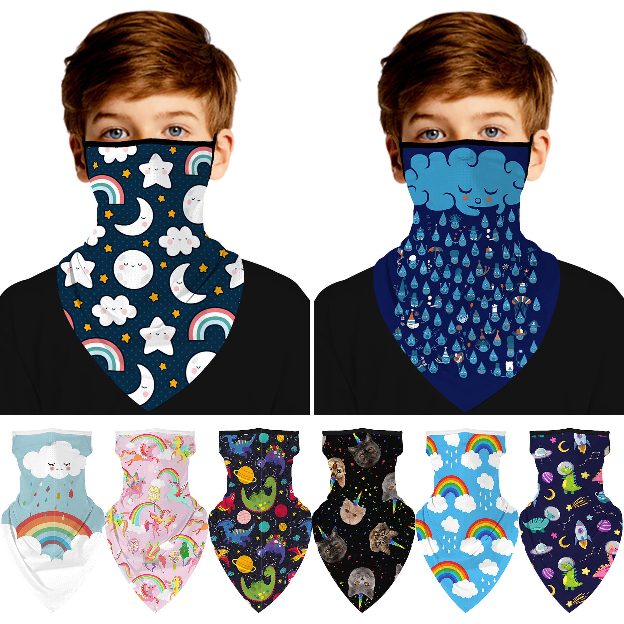 Details about   Neck Gaiter Face Covers with Ear Hangers Non-Slip Breathable Scarf Balaclava US 