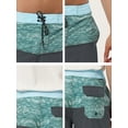 thumbnail image 6 of NOMADIC NOOK Men's Holiday Contrast Color Design Drawstring Waist Beach Board Shorts 2 Pack, 6 of 6