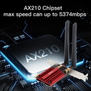 Fenvi PCE-AXE3000 WiFi 6E PCIe 5400M WiFi Card Tri-Band AX210 Network Card Desktop Wireless Adapter