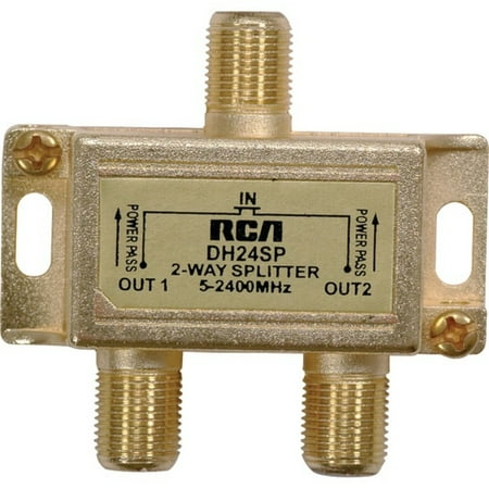 Rca Digital Plus Stereo - RCA DH24SPF 3GHz Digital Plus 2-Way Splitter
