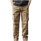 thumbnail image 1 of Puntoco Pantalones casuales largos para hombre Pantalones casuales de moda para exteriores para hombre Pantalones cargo largos de color sólido con múltiples bolsillos, 1 of 5