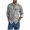#Gray, variant on DPTALR Men's Fashionable Solid Long-Sleeve T-Shirt Casual Elegant Style,Turndown Collar with Buttons Pockets,Gray,XXXL