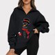 thumbnail image 2 of Sudaderas Navideñas de Cuello Redondo Para Mujer Otoño Invierno Casual Temperamento Moda Felpa Cálido Underlay Estampado Suéter Manga Larga Top Odeerbi ODB192553, 2 of 5