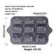 thumbnail image 2 of Easter Chocolate Molds, Silicone Mold for Candy Making, Non-Stick Baking Molds for DIY Chocolate, Gummy Candy, Muffin & Cake Decoration, Flexible Ice Cube Tray for Soap, Resin, 2 of 8