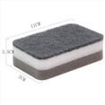thumbnail image 4 of Esponjas para Fregar de Alta Resistencia, Esponja para Lavar Platos de Doble Cara para Cocina, Esponja para Fregar de Limpieza Profunda Multiusos, Gris 60 Piezas, 4 of 5