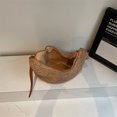 thumbnail image 2 of Bolso Hombro Paja Mujeres Gran Capacidad Damas Summer Daily Dumpling Bag () White, 2 of 6