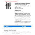 thumbnail image 2 of Front and Rear Suspension Strut and Shock Absorber Assembly Kit - Compatible with 2010 - 2011 Buick LaCrosse AWD, 2 of 2
