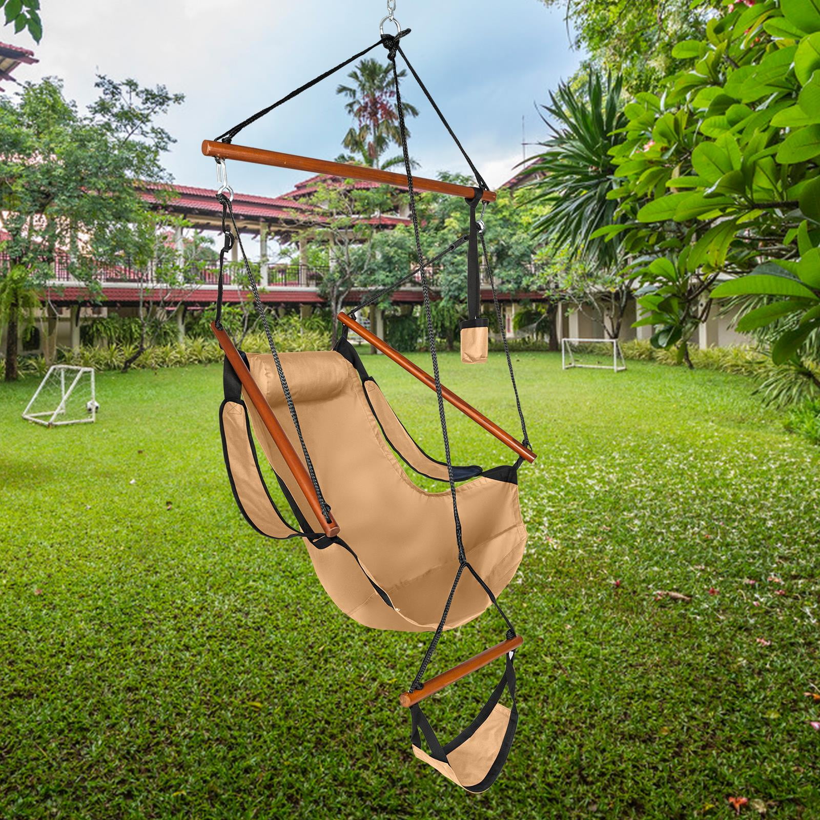 HAMMOCK CHAIR SWING WITH FOOTREST - KING