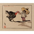 thumbnail image 2 of Helen Hyde 17x15 Gold Ornate Wood Frame and Double Matted Museum Art Print Titled - A Common Scold (1912), 2 of 4