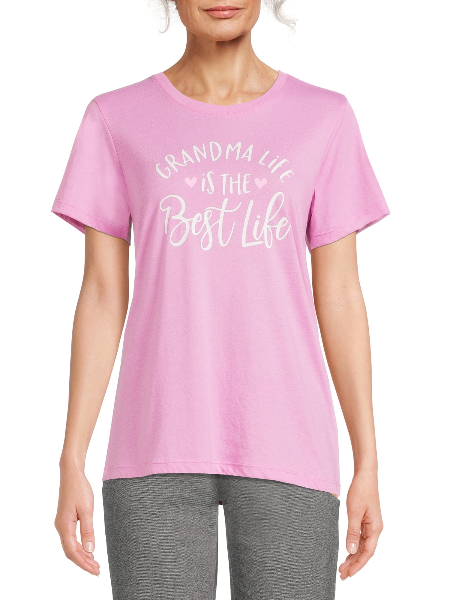 Way to Celebrate Women's Best Life Graphic T-Shirt