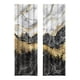 thumbnail image 4 of 2 piezas de cortinas opacas con diseño de mármol, cortinas decorativas de 132 cm x 241 cm, paneles de oscurecimiento modernos para guardería, comedor, BLESIY Cortina de ventana, 4 of 8
