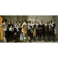 thumbnail image 2 of Hals, Frans 32x17 White Modern Wood Framed Museum Art Print Titled - Meagre Company, 2 of 4