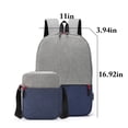 thumbnail image 3 of Laptop Backpack Large Capacity Lightweight Travel Backpack with Shoulder Purse, 3 of 10