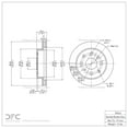 thumbnail image 2 of Dynamic 604-59016 DFC Geospec Coated Rotor Fits select: 2001 HONDA CIVIC, 2007-2013 HONDA FIT, 2 of 2