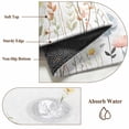thumbnail image 6 of Round Rug 4Ft Washable Non-Slip, Spring Wildflowers Circle Area Rugs for Living Room Bedroom, Watercolor Rustic Flowers Floral Leaves Indoor Floor Mats Carpet Runner for Home Decor Aesthetic, 6 of 8