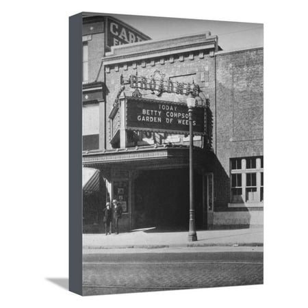 Main entrance, the Broadway Theatre, South Boston, Massachusetts, 1925 Stretched Canvas Print Wall