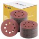 thumbnail image 1 of Discos de lijado Faoyoon de 5 pulgadas y 8 orificios, 100 unidades, gancho y bucle, grano 60, 1 of 8