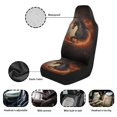 thumbnail image 6 of Yuyamidu Cool Horse Car Seat Covers 2pcs Front Seat Only Waterproof Auto Front Seats Covers Universal Auto Drive Seat Protective Cover, 6 of 7