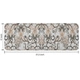 thumbnail image 7 of Brown Classic Floral and Scroll Pattern Kitchen Rug Mat,Kitchen Runner Rugs Non Skid Washable,Decorative Kitchen Floor Mats for Kitchen,Sink,Laundry,17"x47.2", 7 of 7