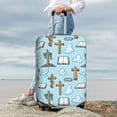 thumbnail image 7 of Haiem Happy Easte Pattern Luggage Cover Printed Suitcase Covers for Luggage Elastic Washable Suitcase Protector Fits 18-32 Inch Luggage-X-Large, 7 of 7
