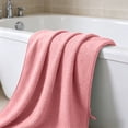 thumbnail image 5 of Bath Towel, Microfiber Bath Towel, Quick Dry Absorbent Shower Towel, Soft Lightweight Towel for Bathroom Travel Swimming, Large Plush Bath Sheet, Pink, AKLJWH, 5 of 6