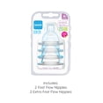 thumbnail image 2 of Bottle Nipples MAM Mixed Flow Flow, niveles 3 y 4, paquete de 4, 2 of 5