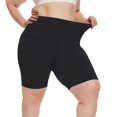 thumbnail image 6 of WTXUE Biker Shorts Women Tummy Control Tights for Women, Plus Size High Waisted Workout Shorts Seamless Butt Slim-Leg Built-in Pocket Curvy Fit Activewear Short, Black, 6 of 7