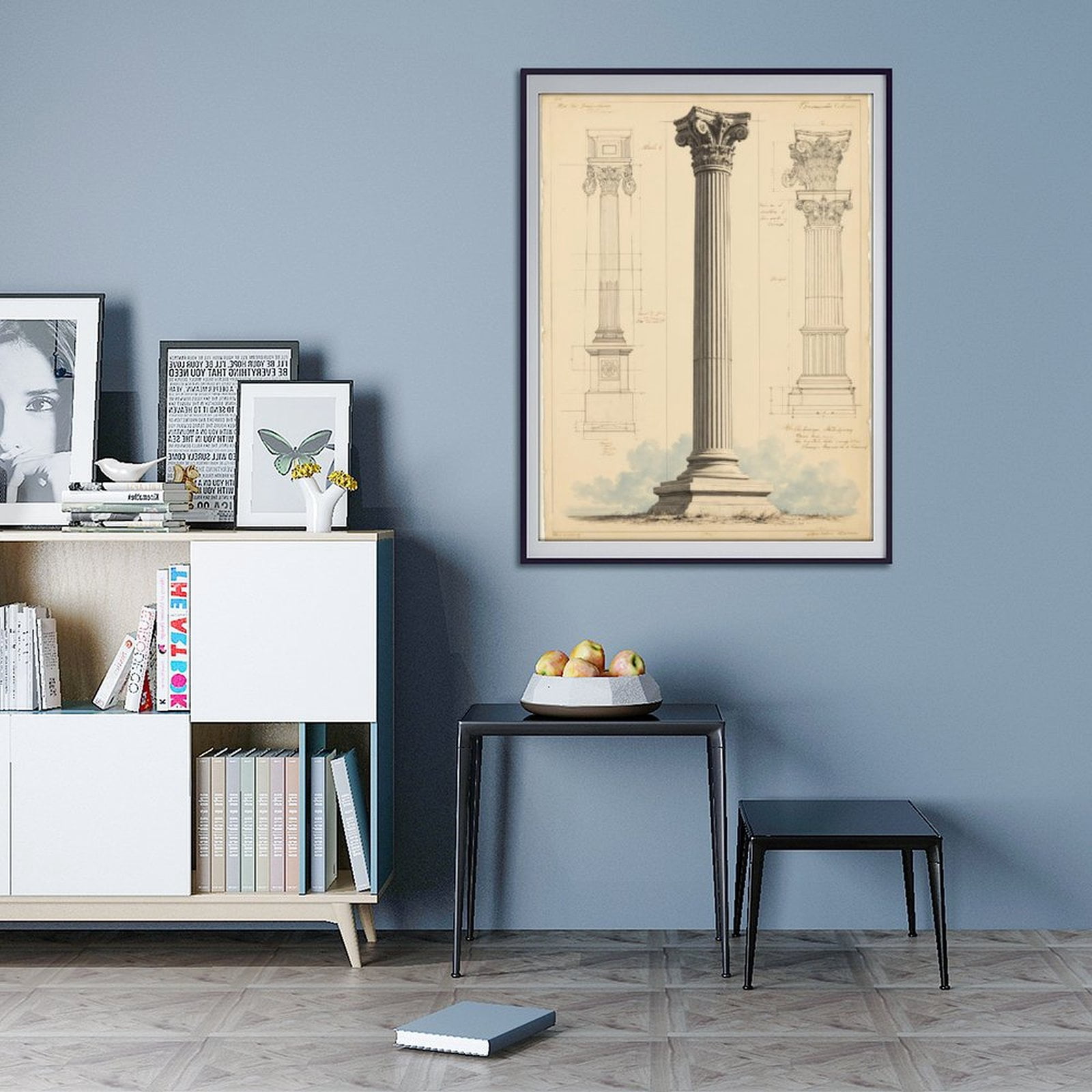 Diamond Art Kit for Adults, Classical Architectural Column Design Diamond Painting for Adults Beginners, DIY Diamond Art Painting Kits, 5D Diamond Painting Crafts for Home Decor 12x16 Frameless