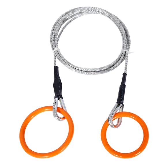 Log Choker Cable 10ft - 2400lbs Capacity - ATV UTV Tractor Pulling - Forged Steel Rings