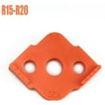 thumbnail image 4 of Transemion 2set Ergonomic Woodworking Corner Routing Templates For Precise Results Widely Used High Hardness blue 1Set, 4 of 6
