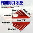 thumbnail image 2 of ALLTIMES 2 Pcs Panneau de Protection Rouge pour Moteur Corvette C8 Stingray (Coupe, C8, R Z51) 2020-2024, Plastique ABS, 2 of 11