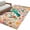 Brown, variant on Turquoise Birds Round Rug 3ft Washable Circle Entryway Rugs Non Slip Country Cartoon Colorful Flowers Herbs Area Rug Indoor Floor Carpet for Bedroom Kitchen Living Room Office Dining Room Nursery