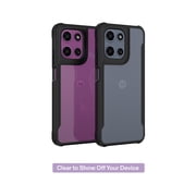 onn Dual-Layer Phone Case for Motorola moto g (2026) - Clear/Black