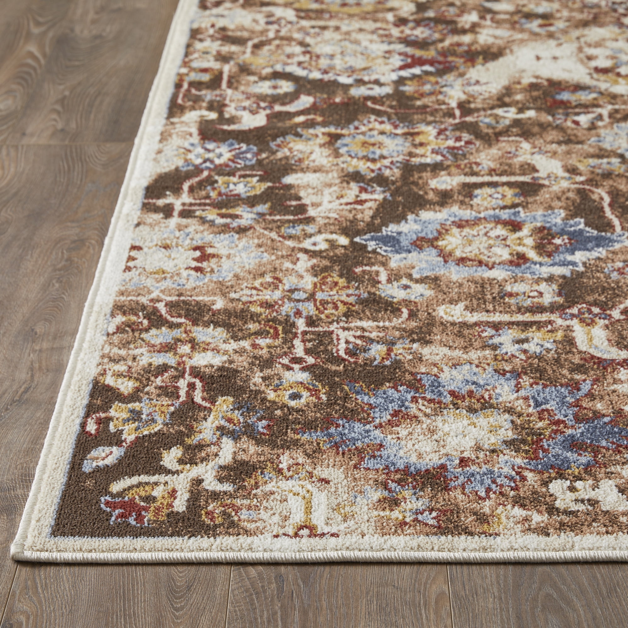 Loomaknoti Alsbrooke Amibell 2' x 7' Brown/Red Tribal Indoor Runner Rug