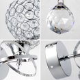 thumbnail image 3 of Aplique de cristal Aplique de pared cableado Aplique de pared para mesita de noche Aplique decorativo de cristal para salón, dormitorio, pasillo, 3 of 5